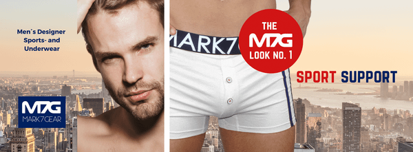 Mark7Gear Underwear, maskuliner Look, sportliche Unterwäsche für Herren