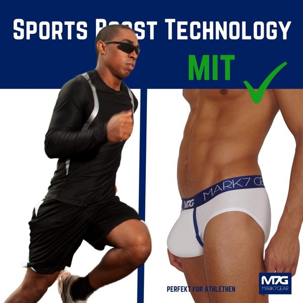 CITY - white - Brief with SPORTS BOOST TECHNOLOGY