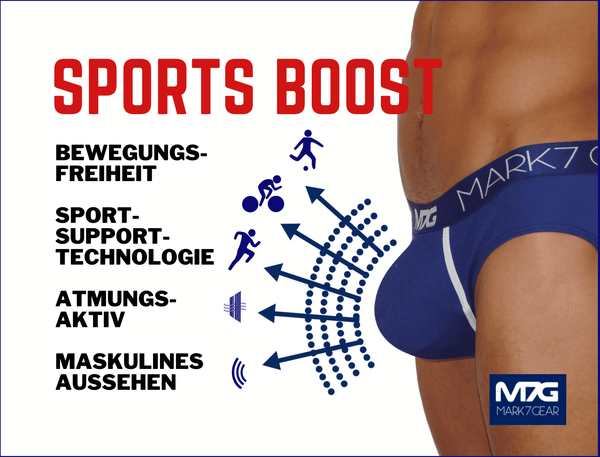 TRACK - blue - Brief with SPORTS BOOST TECHNOLOGY