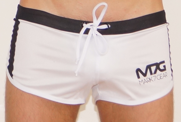 GYM & SWIM - white - sport shorts with jockstrap