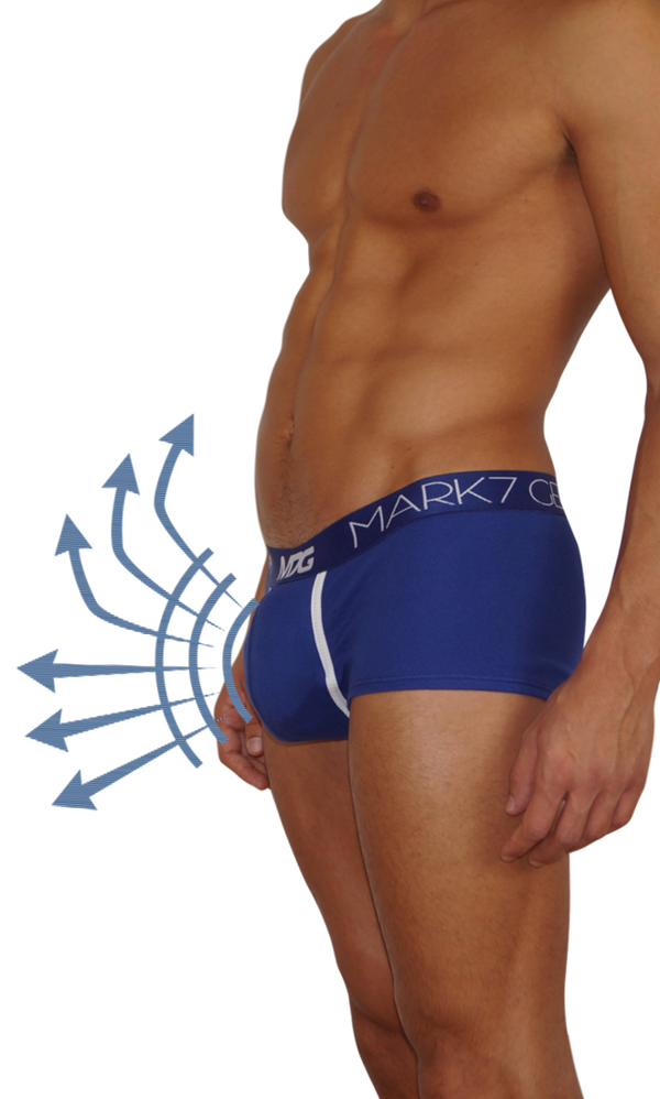 3 x Blue Energy Trunks with SPORTS BOOST TECHNOLOGY